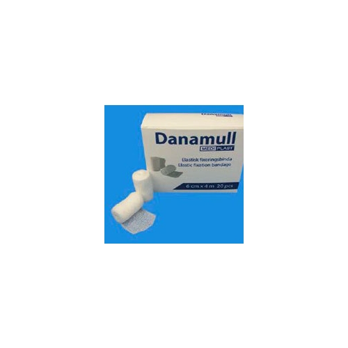 Fikseringsbind Danamull - 4 cm x 4 m PA/viskose - 20 stk.