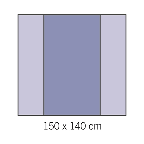 Evercare Instrumententisch-Abdecktücher - 140x150cm - 64 St