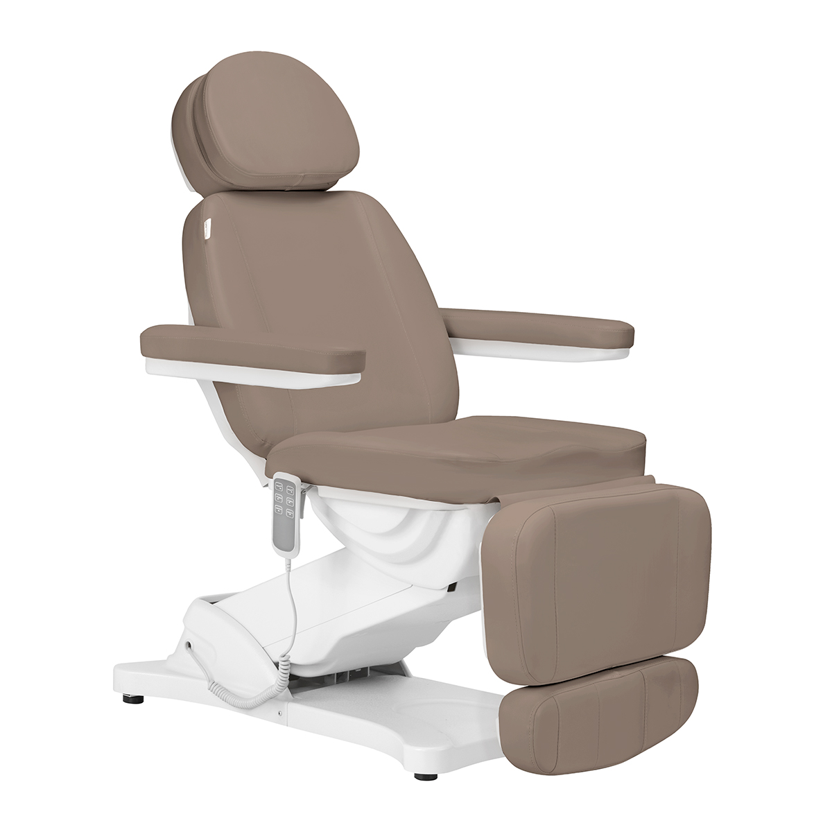 Elektrisk kosmetikstol Sillon Classic med 3 motorer modern brun