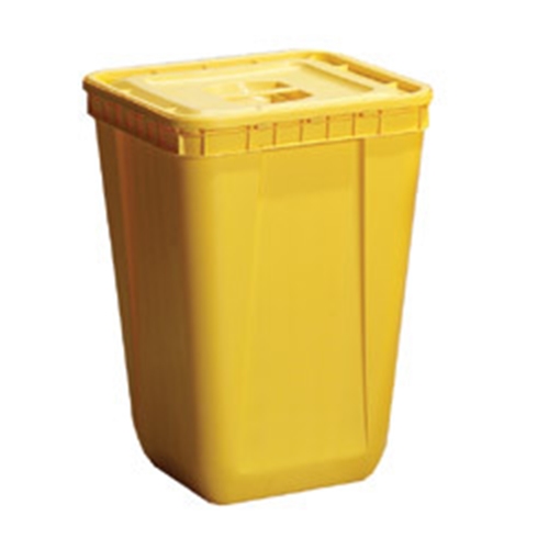 Riskavfallsbox 60l med enkelt lock San Sac - 60lit med enkel lock gul
