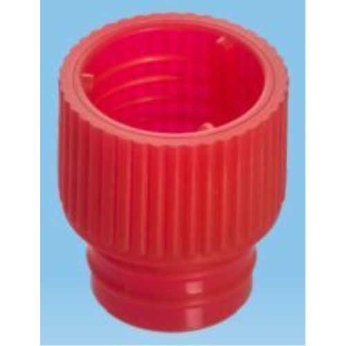 Tulppa reagenssi-/sentrifugiputkiin - Ø11,5-12 mm LDPE punainen - 1000 kpl