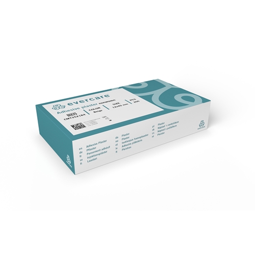 Injektionspflaster Vlies evercare - 1,2x4 cm beige - 200 St.