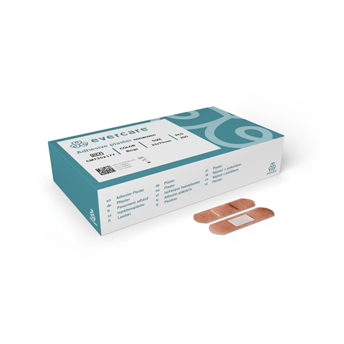 Evercare Nonwoven-Pflaster - 2,4x7 cm beige - 200 St.