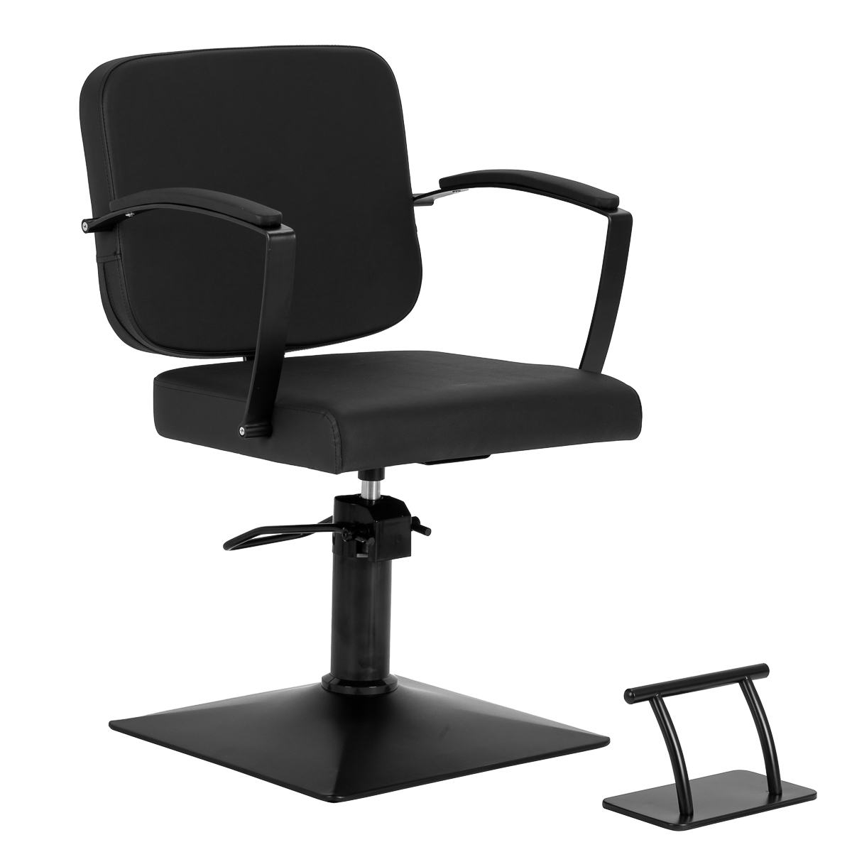 Frisörstol Hair System Edge svart