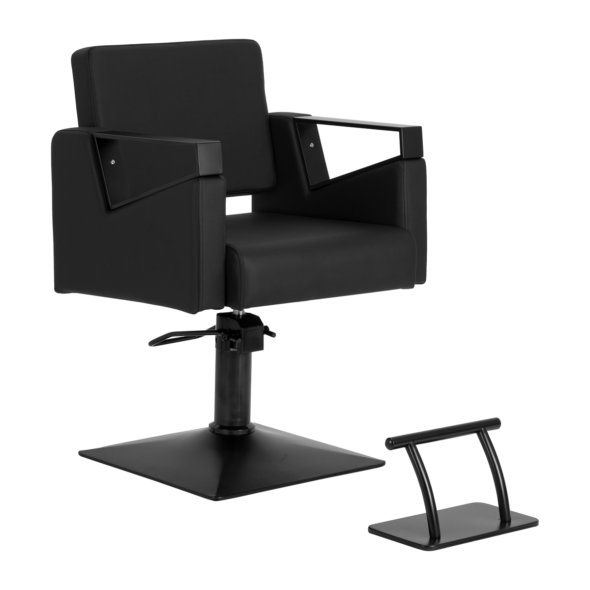 Frisörstol Hair System Duplex svart