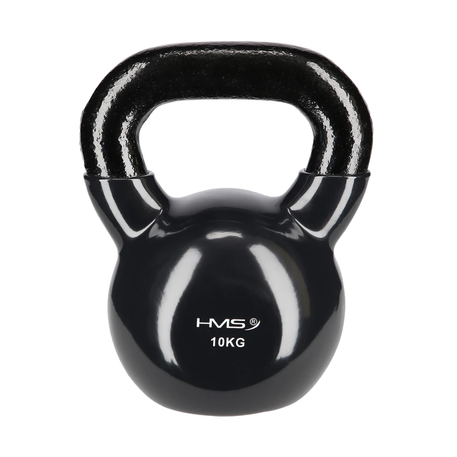 Czarny kettlebell z żeliwa HMS KNV
