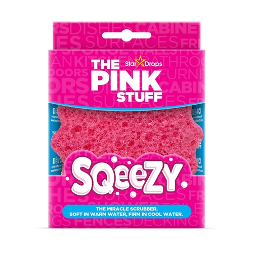 Rengøringssvamp The Pink Stuff Sqeezy - pink