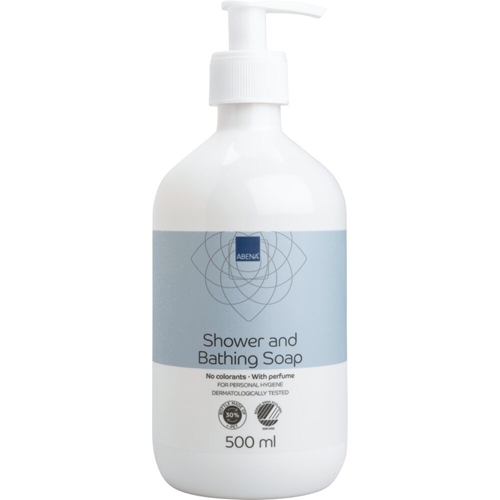 Dusch- und Badeseife Abena - 500 ml parfümiert - 12 Stück