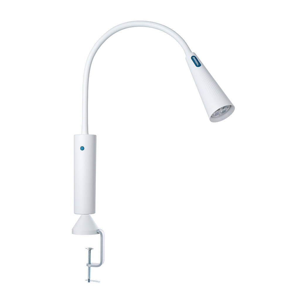 Untersuchungsleuchte - Tischklemme - LUXIFLEX LED PLUS II 50 000 Lux