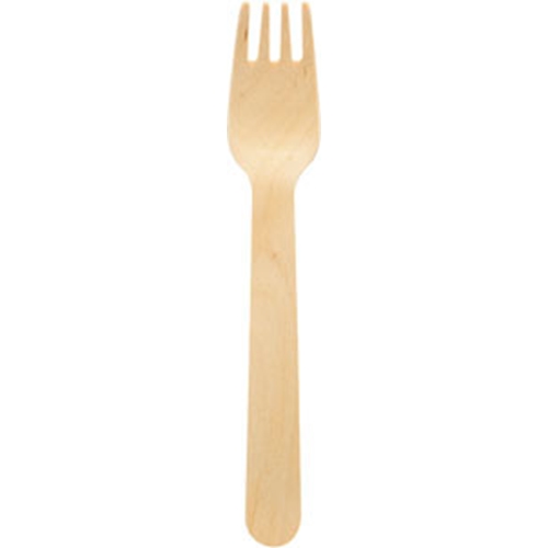 Wooden cutlery fork Petit - 16.5cm - 100 pcs
