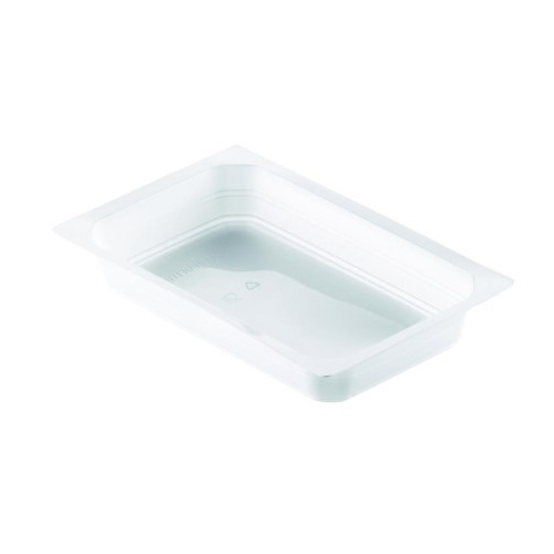 Container GN 1/4 PP Duniform - 263x161x40mm 1-compartment white - 225 pcs