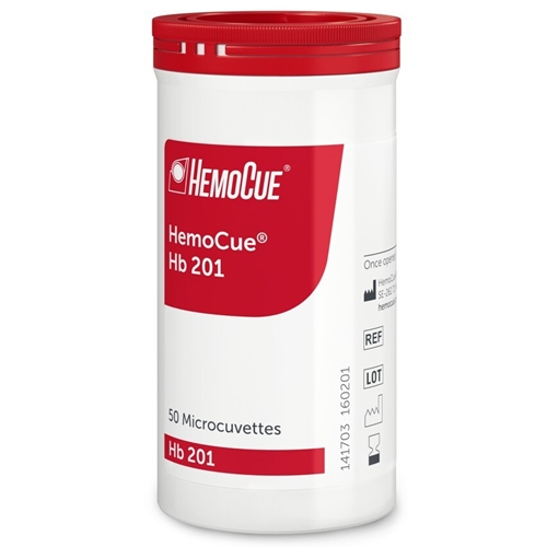 Kuvette HemoCue HB 201 - 50 stk x 4 - 200 stk
