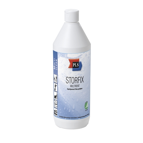 Grovrengøringsmiddel Storfix - 1L uparfumeret pH=10,3/9 Svanen C2C