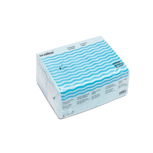 Tork klud EasiTex 95 instrument - 28x38cm z-fold lyseblå kreppet - 75 stk.