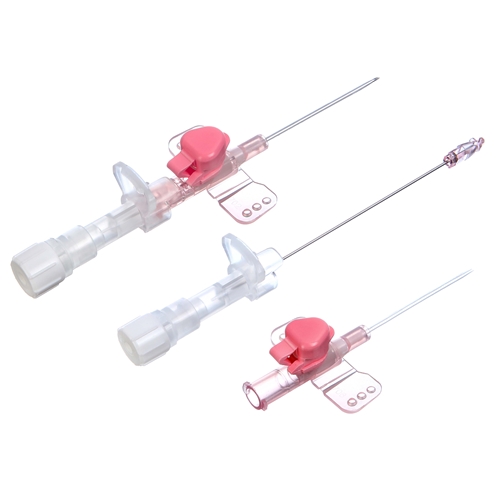 Infusionskanyle Polysafety Adva - 1,1x32mm 20G rosa med port - 50 stk.