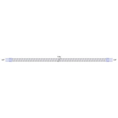 Anaesthesia tubing smoothbore - tubing 1.8 m - 20 pcs