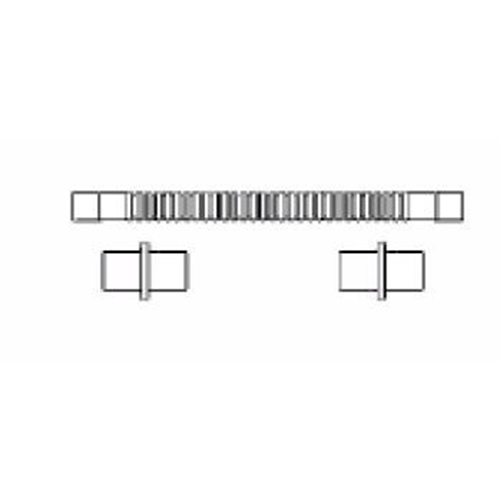 Förlängningsslang F&P – 50cm Ø22mm ouppvärmd – 20 st