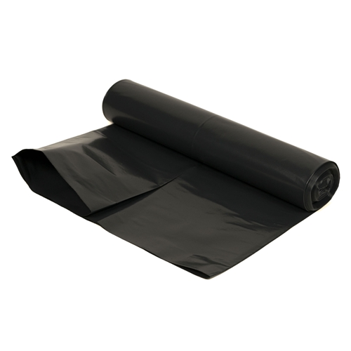 Affaldssæk LD-plast - 160L 800x1250mm 50my sort - 25 stk