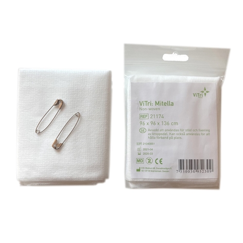 Mitella nonwoven ViTri – 96x96x136cm – 25 st