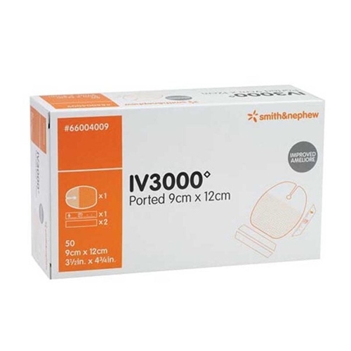 Venenkatheterverband Opsite IV3000 - 9x12cm geschlitzt oval - 50 St