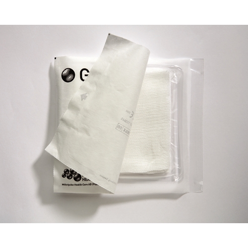 Gaskompres 8-lags 5 stk. gaze - 5x5 cm steril - 150 stk.