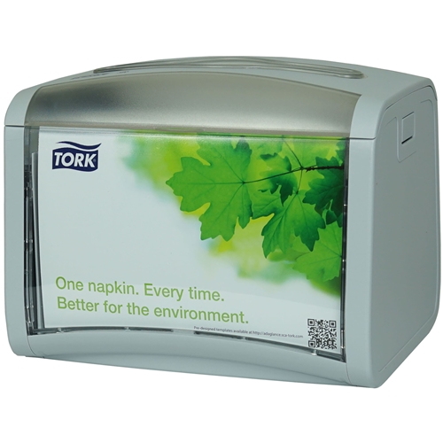 Napkin dispenser Tork N4 - top-fill light grey