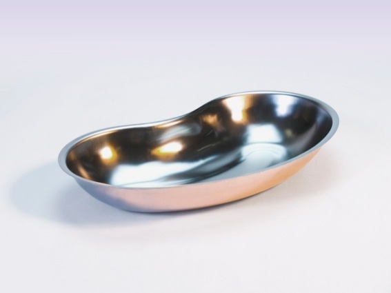 Runde Schale aus Edelstahl - 17cm /st