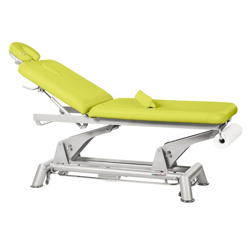 Elektrische Behandlungsliege 2-teilig mit Rollen Kissen TwinPillar-Lift (neues System)