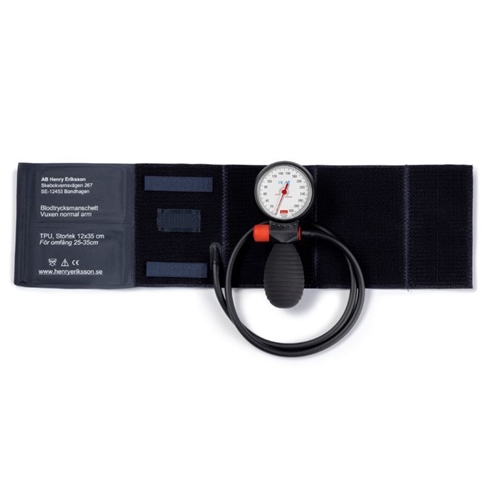 Blodtrycksmätare HE manuell pvcfri - 12x35cm m Boso handmanometer