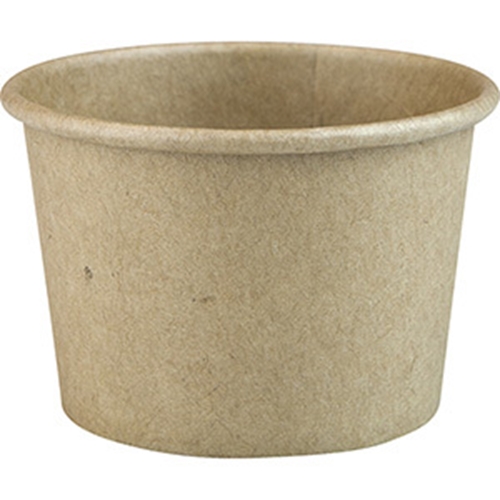 Paper/PE dressing cup - 60ml Ø62/48x40mm brown - 100 pcs