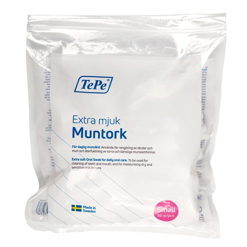 Muntork TePe torr - small skumgummi - 50 st