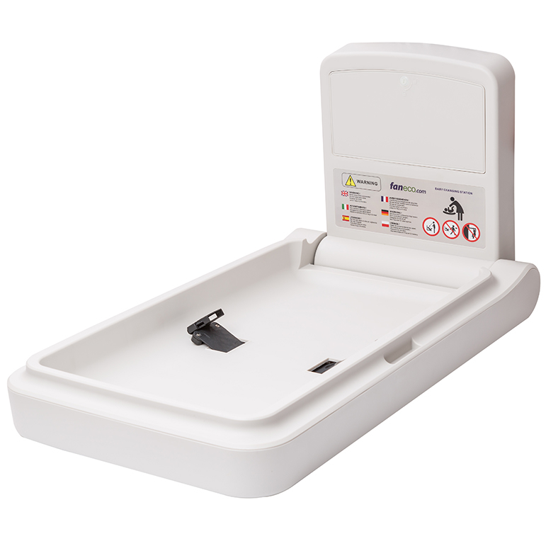 Hopfällbar babystation / skötbord - Vertikal - PANDA