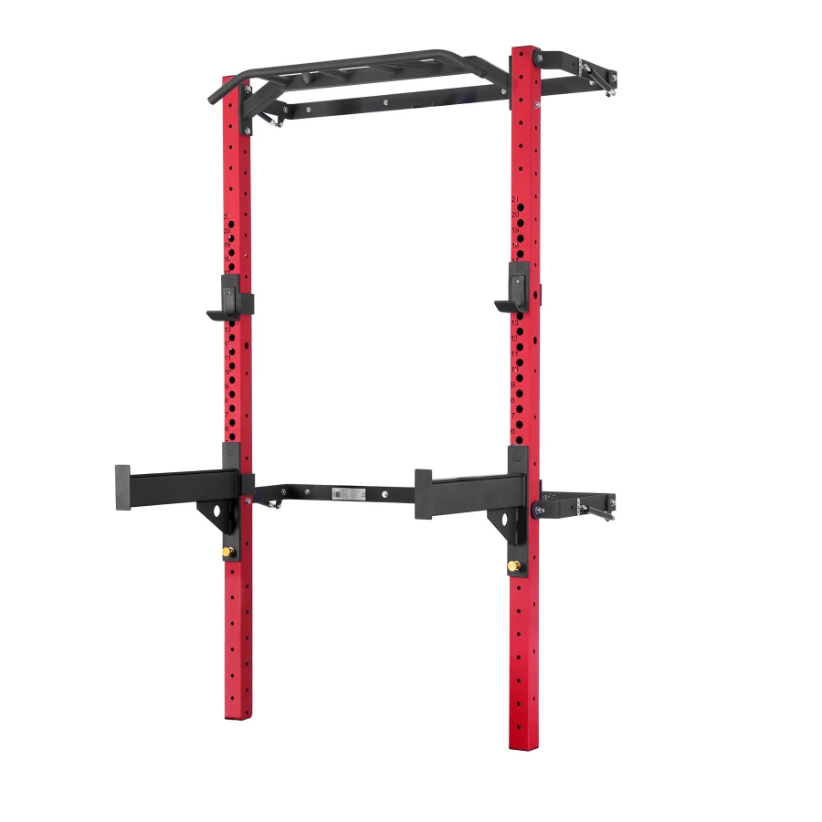Hopfällbar power rack – Röd, Modell KLT23