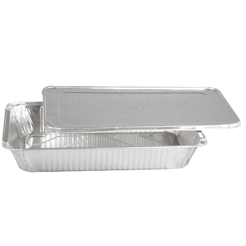 Aluminium tray Gastronorm 1/1 - 10250ml 32.5x52.5cm with rolled edge - 10 pcs