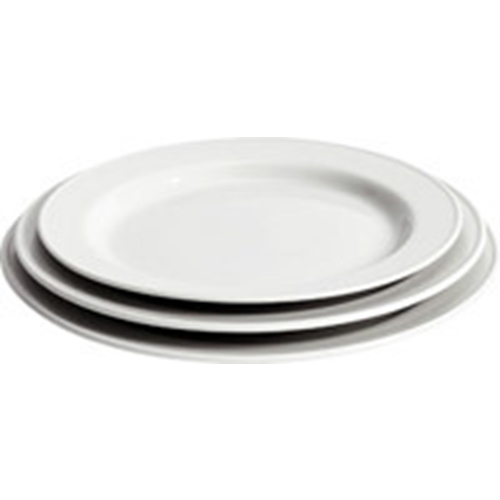 Simplicity tallrik flat – Ø26cm vit – 12 st
