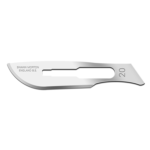 Knivblad op Swann-Morton - nr20 - 100 st