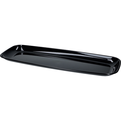 Serving tray PS plastic - 170x450mm black - 25 pcs
