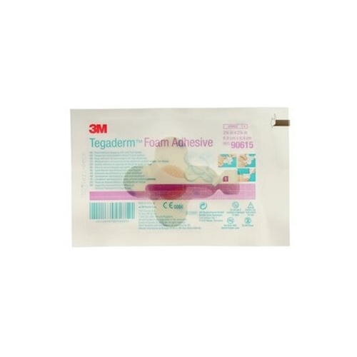 Schaumverband Tegaderm Foam Adhesive - 6,9x6,9 cm Wrap Border - 10 St.