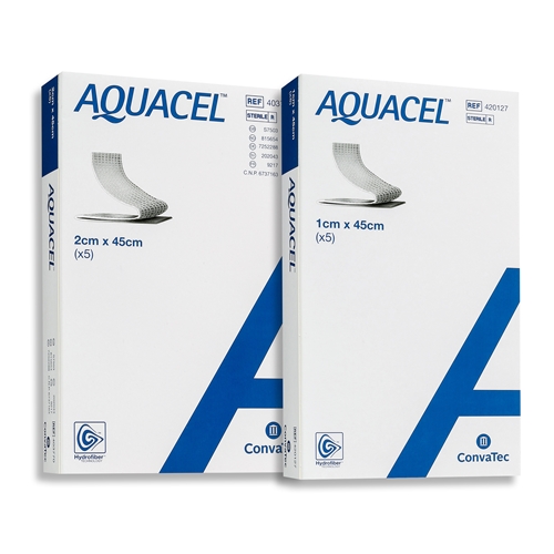 Gelbildender Verband Aquacel Extra - 1x45cm Tamponade - 5 St