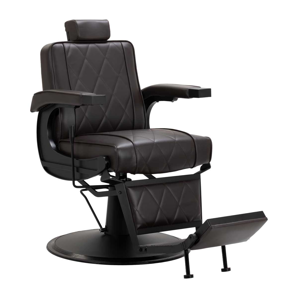 Hair System barberarstol BM88066B brun