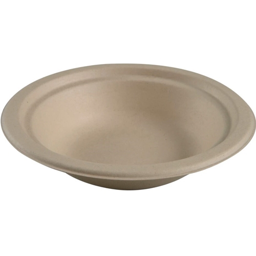 Plate bagasse deep Chinet - 18cm 40cl - 50 pcs