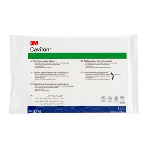 Cavilon 3-in-1 -suojapesuliina 20x30 cm Cont Care Wipes 8 kpl