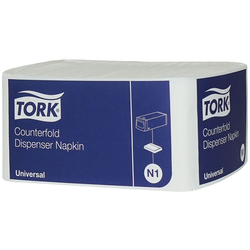 Dispenserserviet N1 - Tork Universal 30x33cm 1-lags - 7200 stk