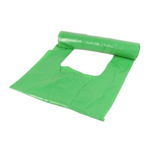 Avfallspåse LD för optisk sortering - 30L 280/170x580mm 30my grön - 25 st