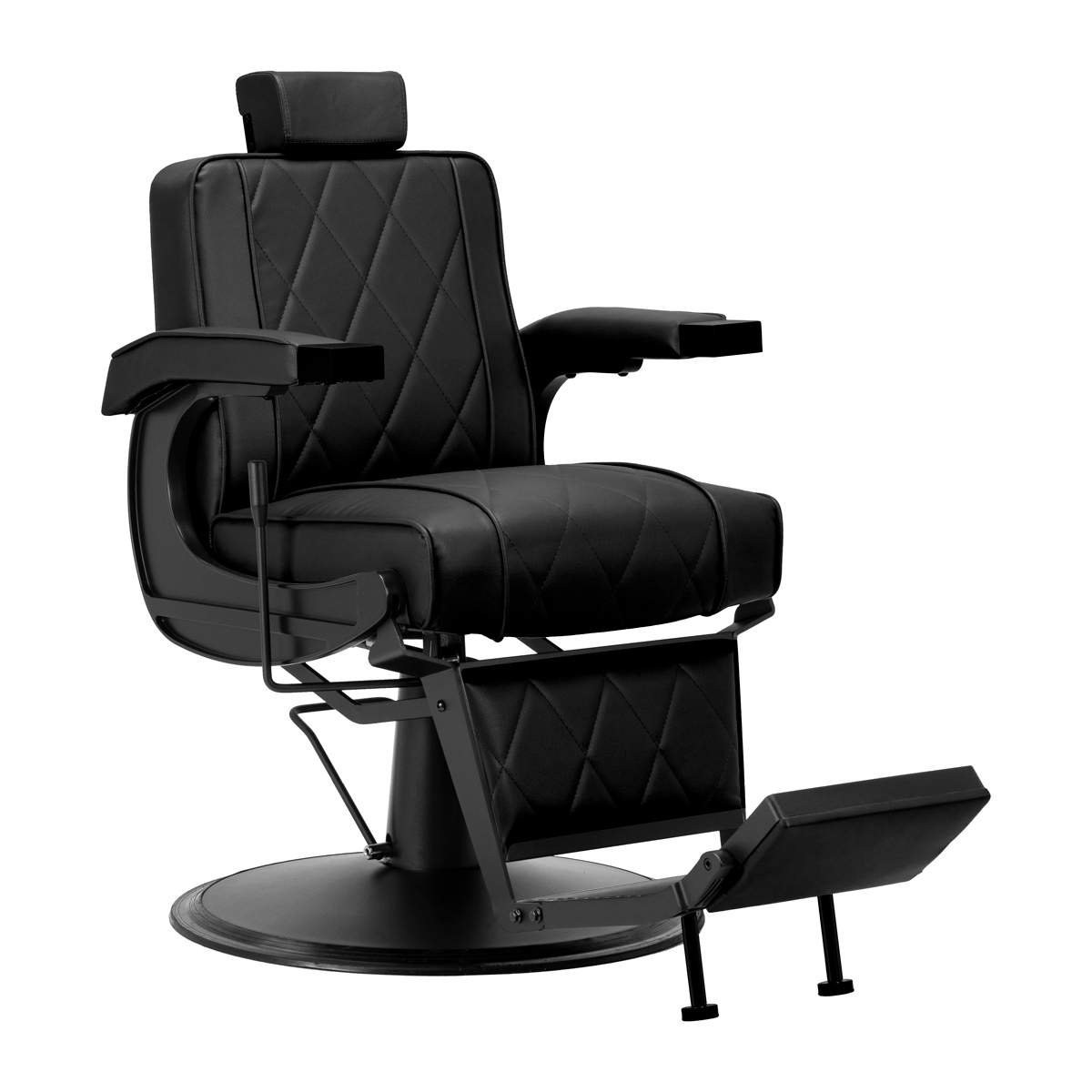 Hair System barberarstol BM88066B svart