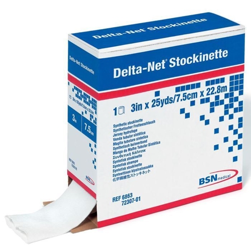 Polsterstrumpf Delta-Net 2,5 cm x 23 m Schlauchverband weiß