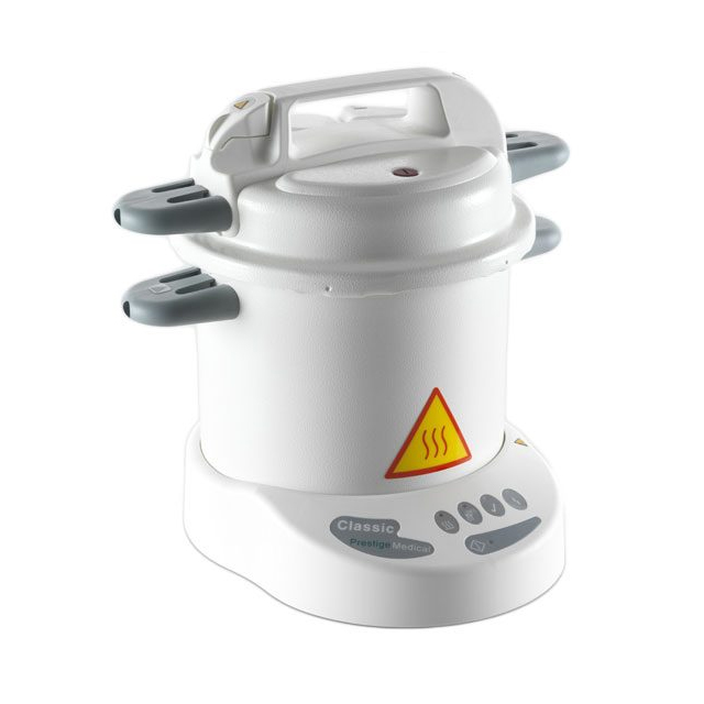 Autoclave - Prestige Classic - 9 L or 12 L - 126 / 134 °C - 9 litres - 126 °C - Suitable for solid instruments