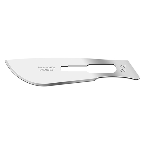 Knivblad op Swann-Morton - nr22 - 100 st
