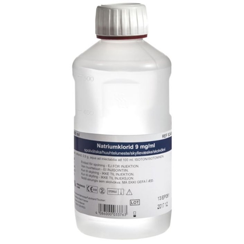 Versylene-keittosuolaliuos - 500 ml muovipullo - 12 kpl