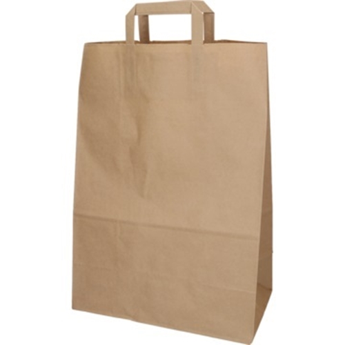 Pappersbärkasse kraft - 30L 320x170x450mm brun - 225 st